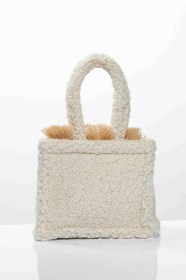 TEDDY BEIGE MINI TOTE BAG (3)